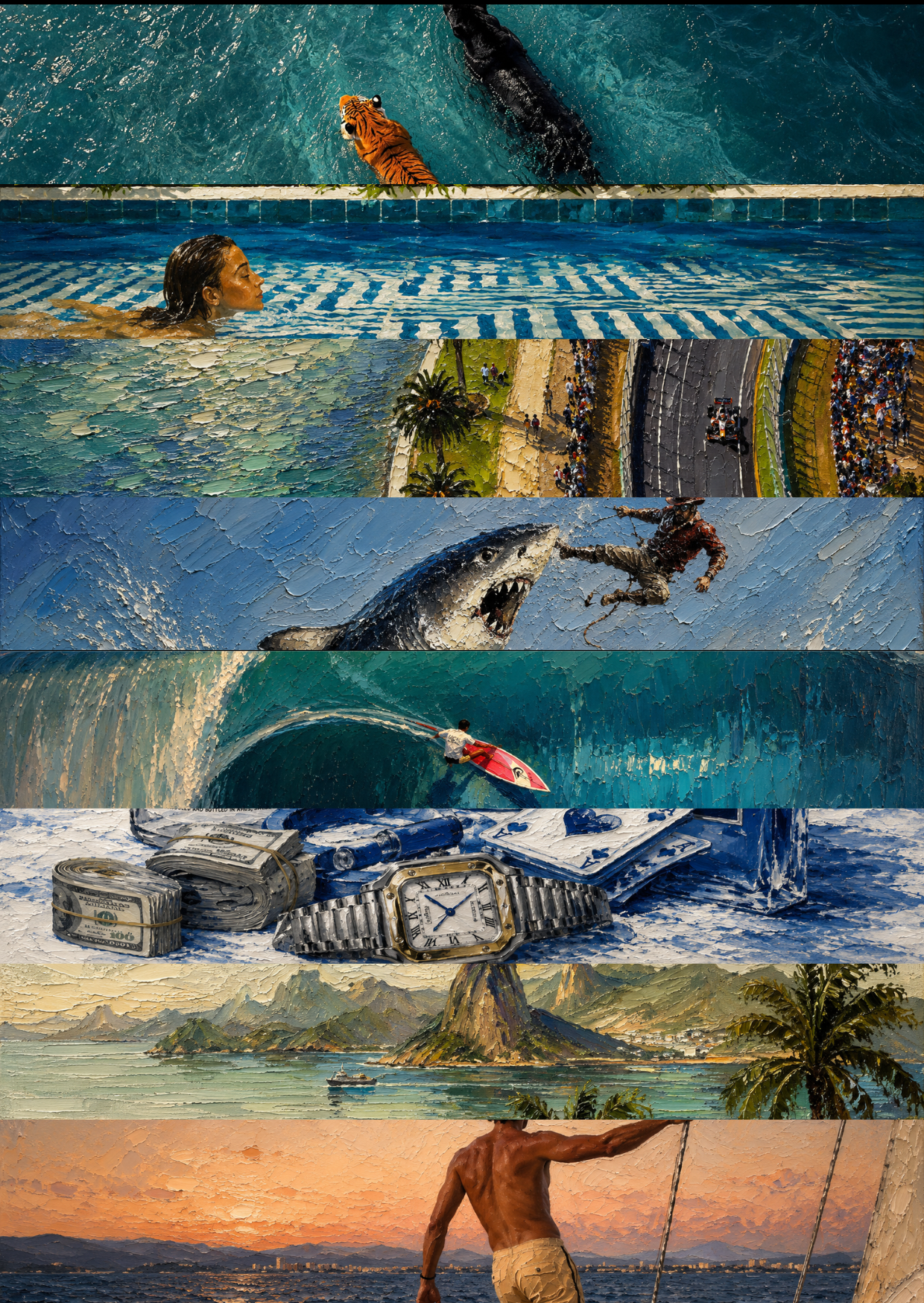 'Riviera' Vol.1 (16 Wallpapers — 8 Desktop + 8 Phone)